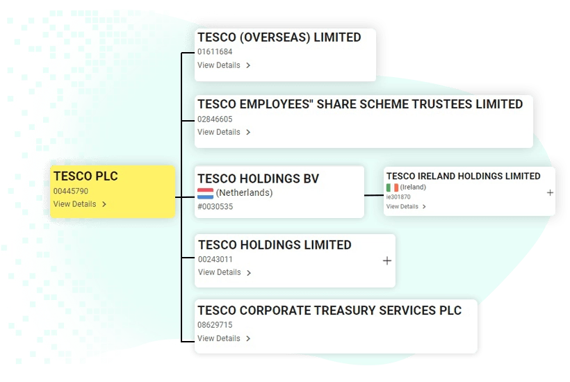 Company ownership structure and director mapping to identify who you are dealing with in business relationships