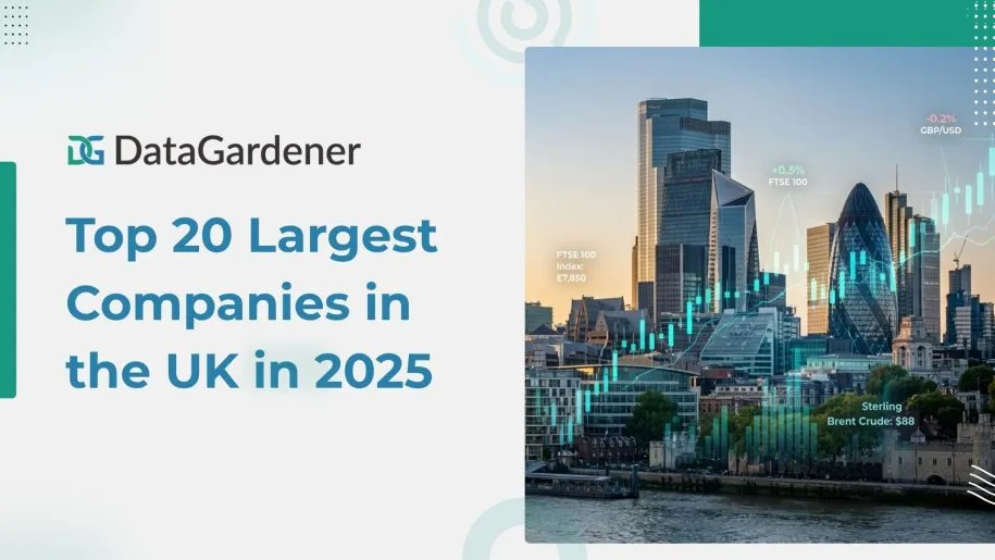 The 20 largest companies in the UK in 2025