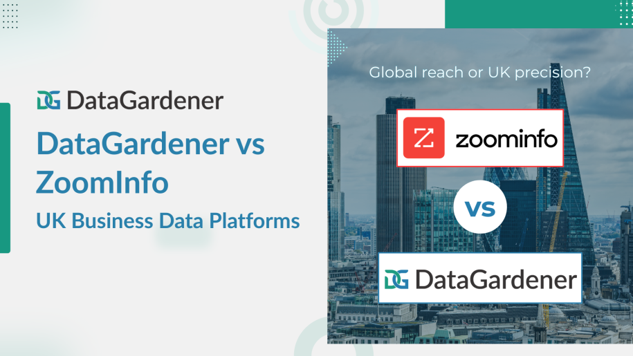 UK Business Data Platforms DataGardener vs ZoomInfo