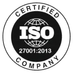 ISO/IEC 27001 certified badge